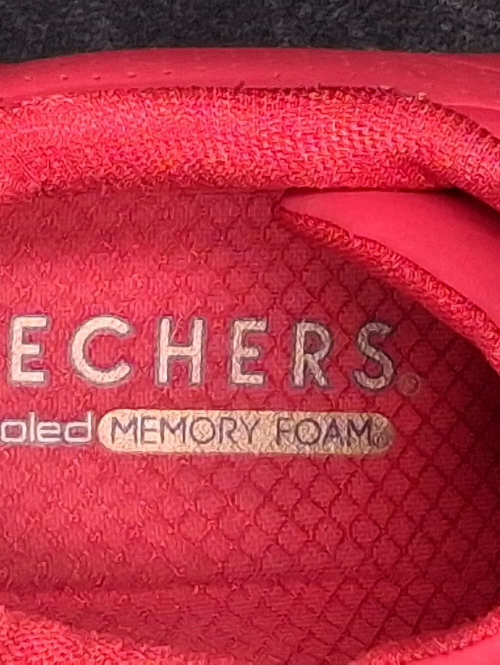 Skechers Women’s Red Athletic Platform Sneakers. Size 8.5 - Picture 12 of 16